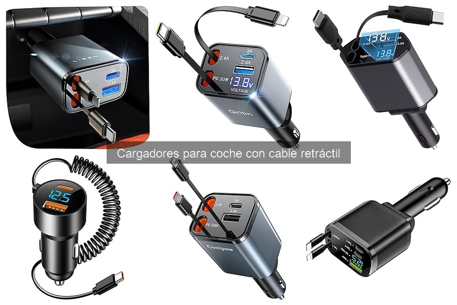 Cómo mantener tu cargador para coche con cable retráctil