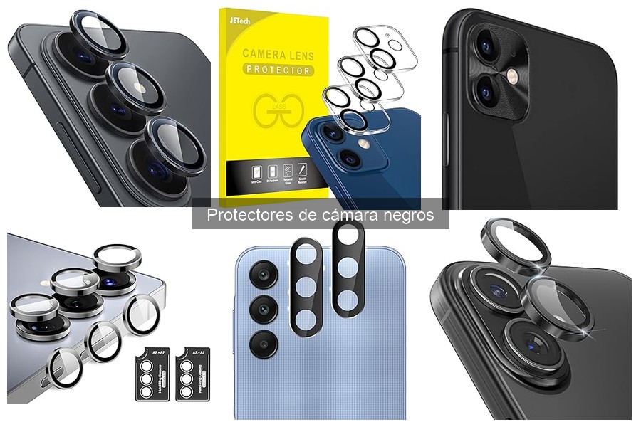 Cómo mantener tus protectores de cámara negros en perfecto estado
