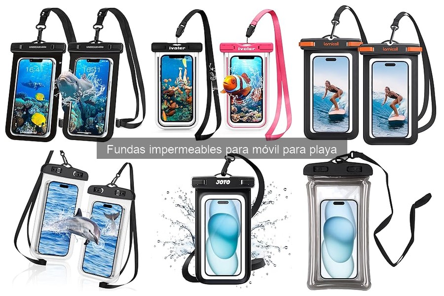 Cómo usar correctamente una funda impermeable para móvil