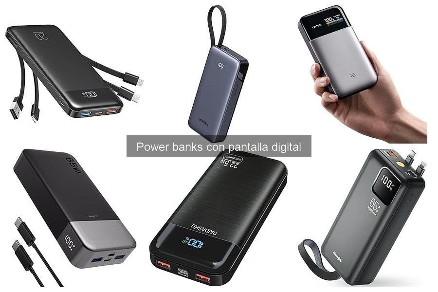 Cómo usar power banks con pantalla digital de forma eficiente