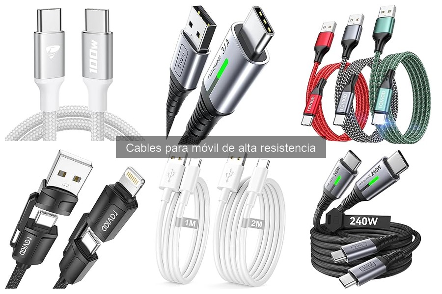 Cómo usar y cuidar cables para móvil de alta resistencia