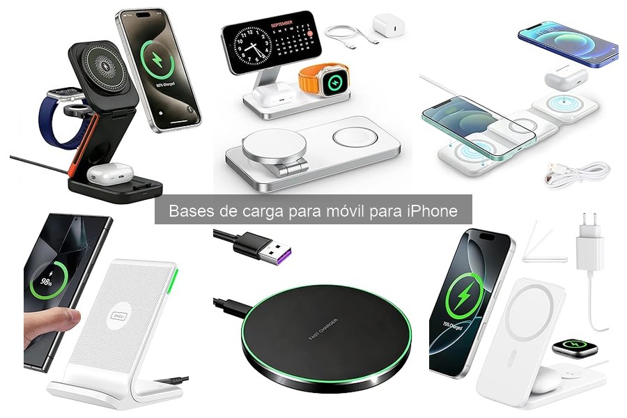 Comparativa: bases de carga inalámbricas vs por cable para iPhone