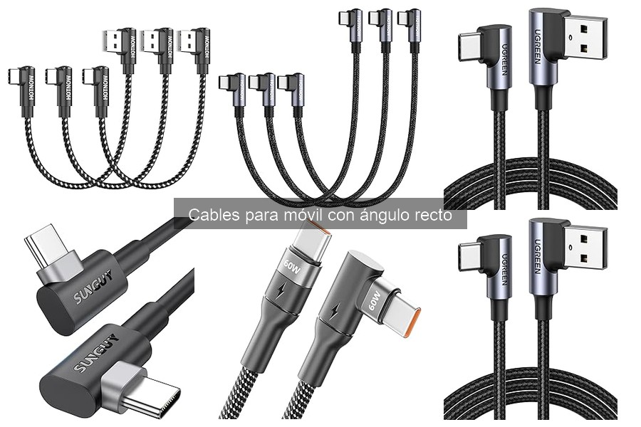 Comparativa: Cables con ángulo recto vs. cables rectos