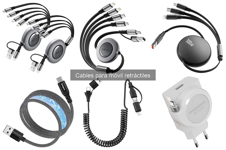 Comparativa: Cables Retráctiles vs. Cables Estándar para Móvil