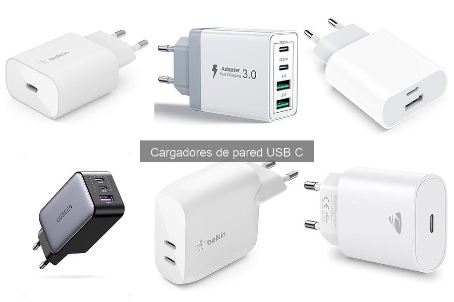 Comparativa: Cargadores de Pared USB C vs. Otros Tipos