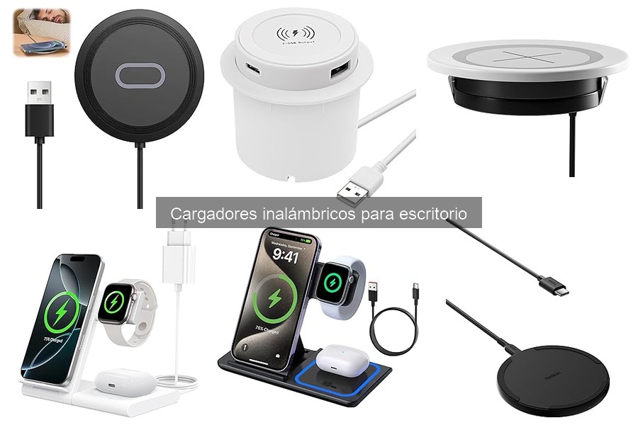 ** Comparativa: Cargadores Inalámbricos vs. por Cable para Escritorio