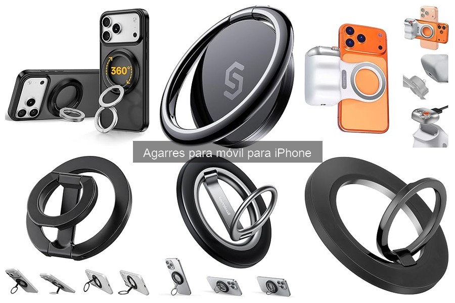 Comparativa de agarres para iPhone: marcas y tipos
