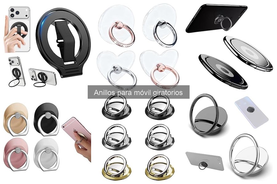 Comparativa de anillos giratorios para móvil: mejores opciones