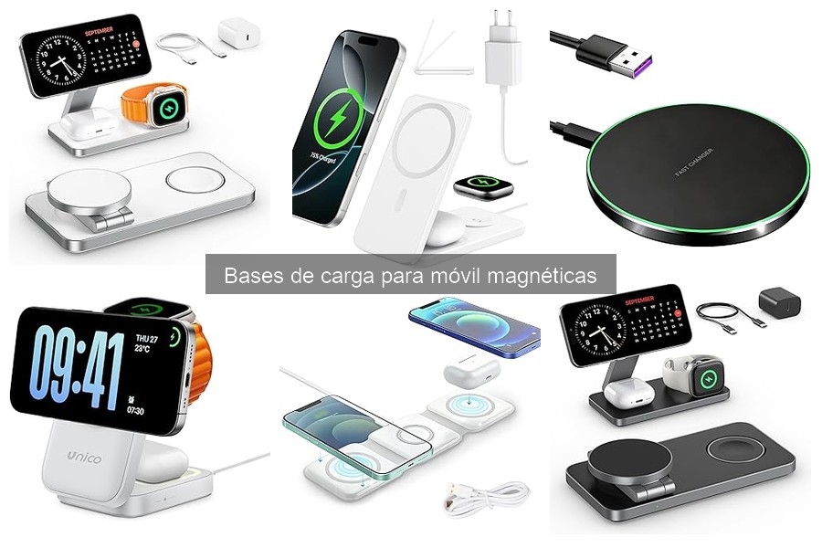 Comparativa de Bases de Carga Magnéticas: Mejores Marcas y Precios