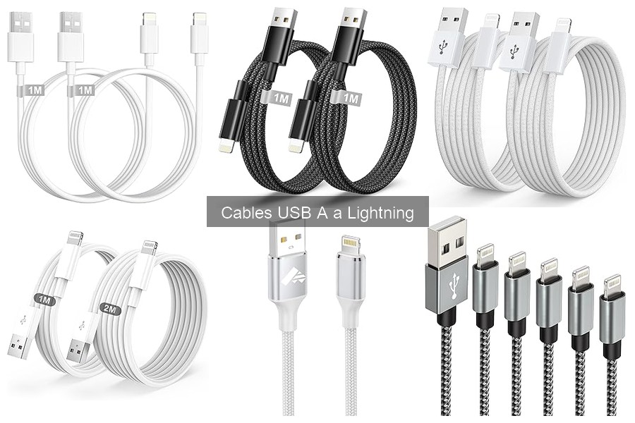 Comparativa de Cables USB A a Lightning: Longitudes y Usos