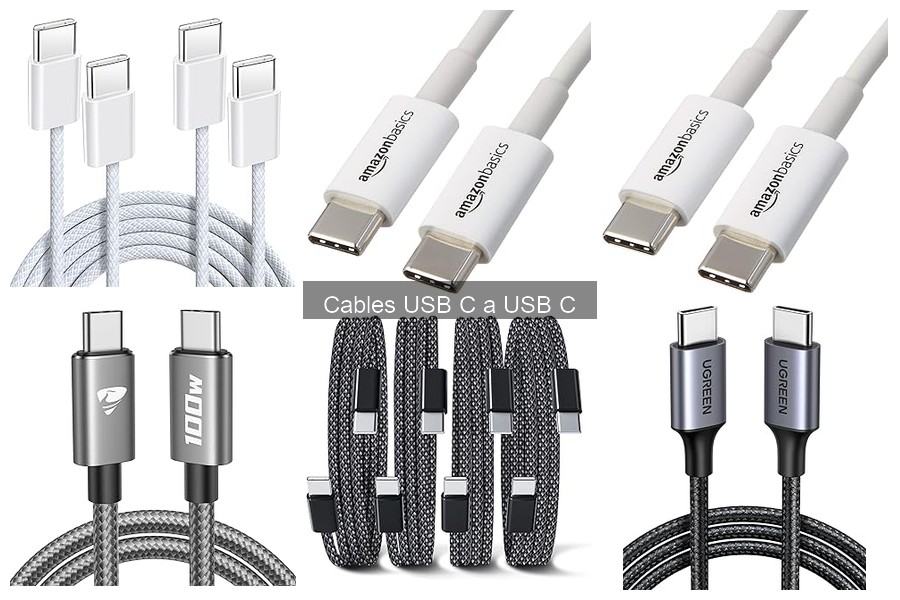 Comparativa de cables USB C a USB C: Mejores marcas