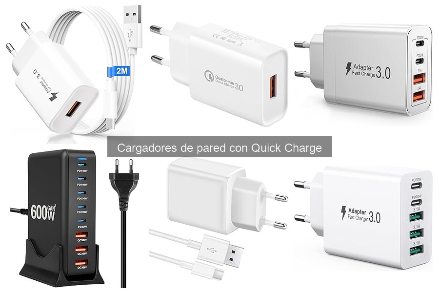 Comparativa de Cargadores de Pared Quick Charge 3.0