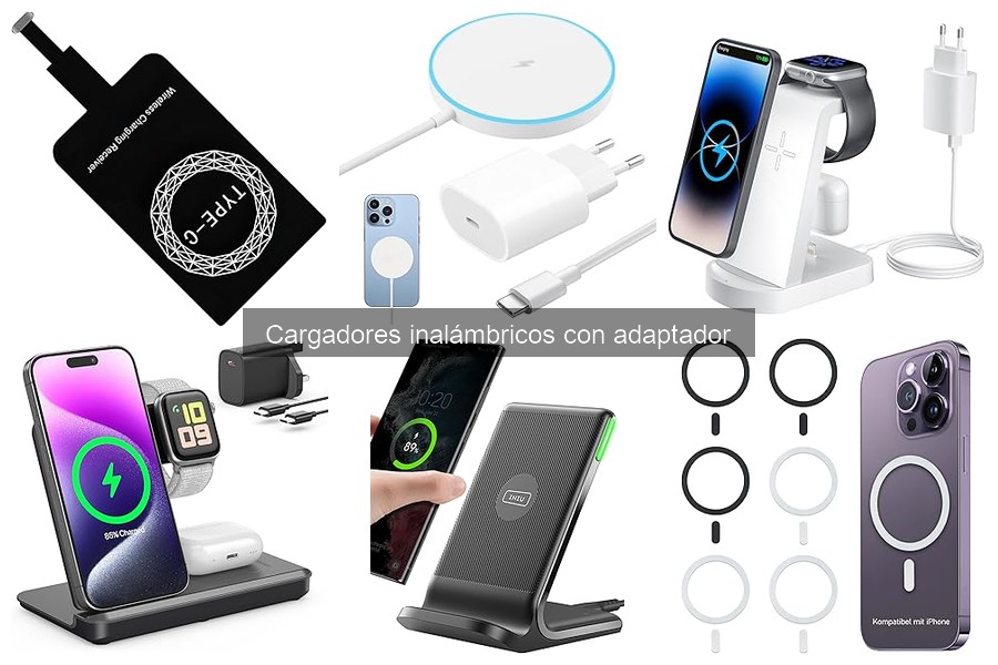 Comparativa de cargadores inalámbricos con adaptador en 2023