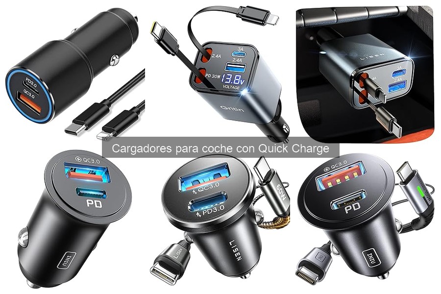 Comparativa de Cargadores para Coche Quick Charge: Smartphones vs Tablets