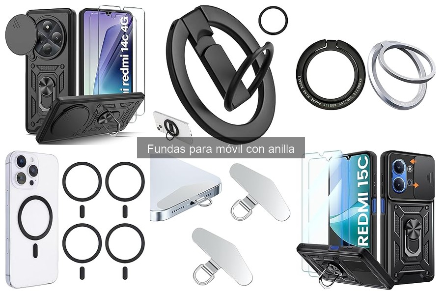 Comparativa de fundas con anilla para móvil: Calidad y Precios