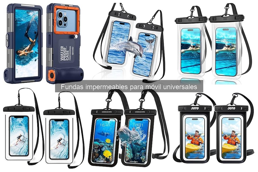 Comparativa de Fundas Impermeables y Resistentes a Golpes