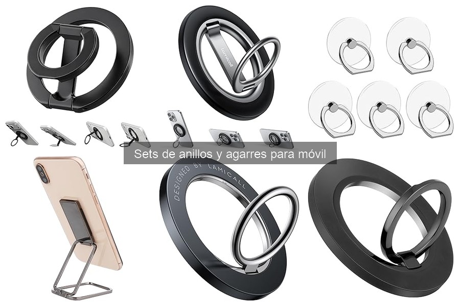 Comparativa de los mejores sets de anillos y agarres para móvil 2023