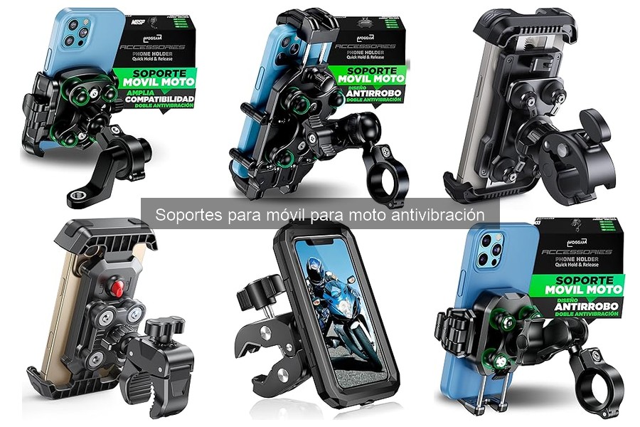 Comparativa de los Mejores Soportes Antivibración para Móvil en Moto