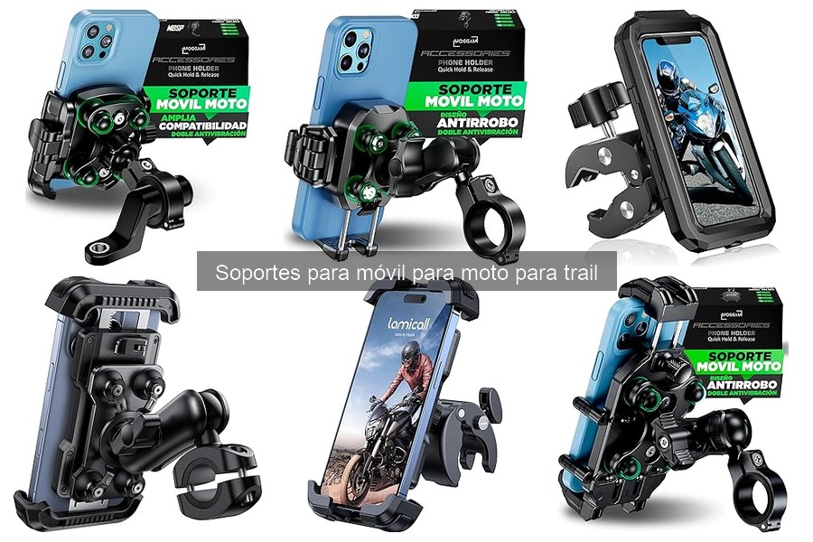 Comparativa de los Mejores Soportes para Móvil en Moto Trail