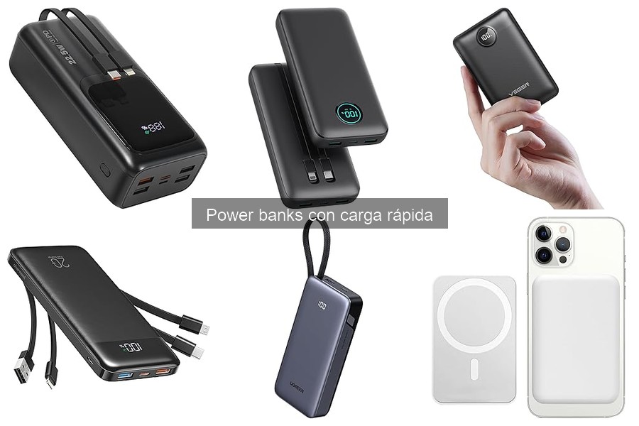 Comparativa de Power Banks con Carga Rápida: Mejores Opciones