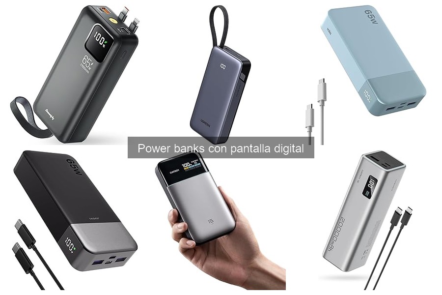 Comparativa de Power Banks con Pantalla Digital: Mejores Opciones
