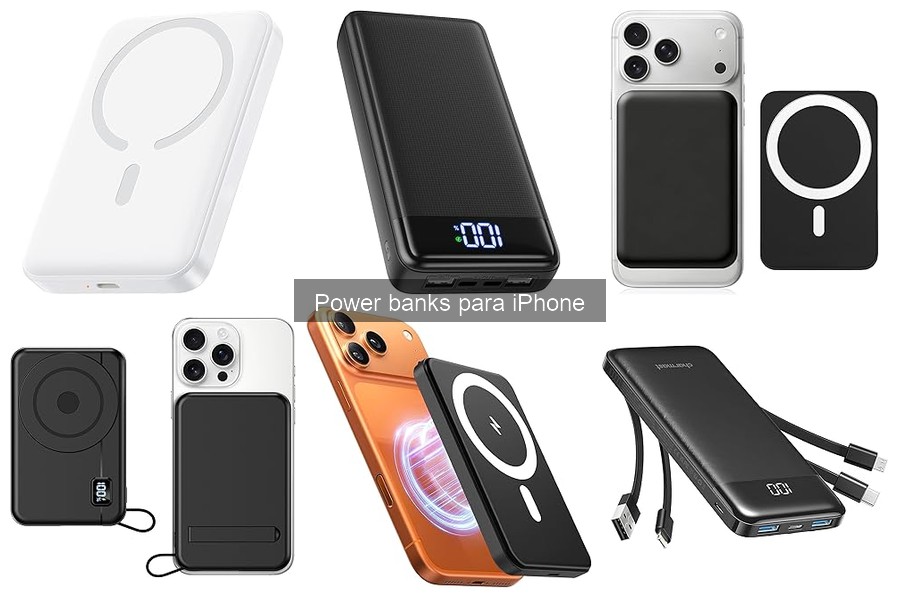 Comparativa de Power Banks para iPhone: ¿Cuál elegir?