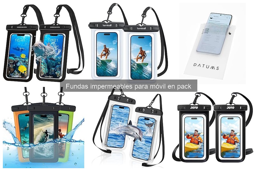 Comparativa de precios de fundas impermeables en pack