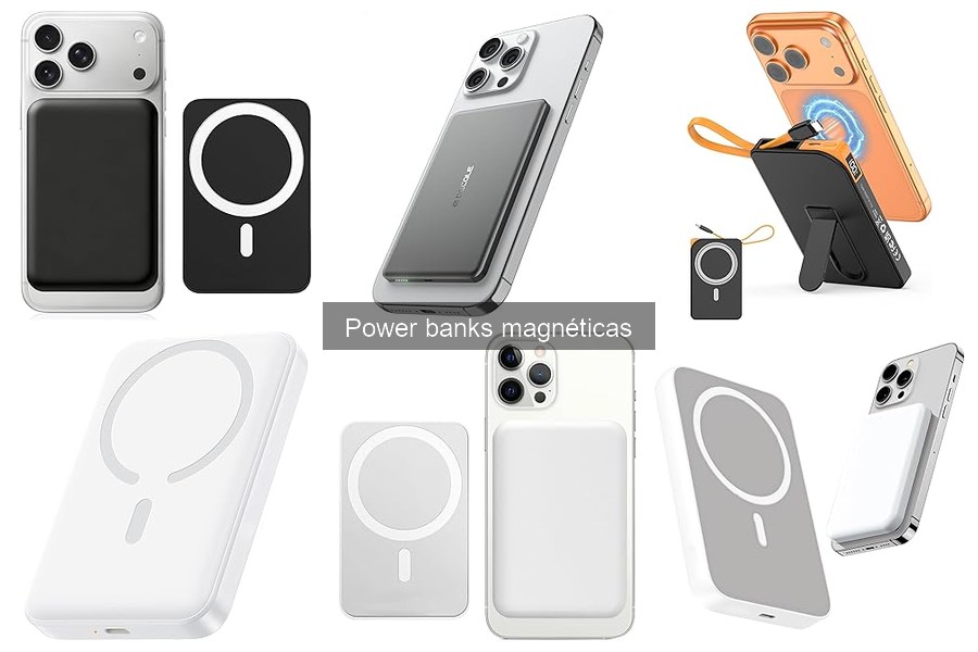 Comparativa de precios de power banks magnéticas en tiendas