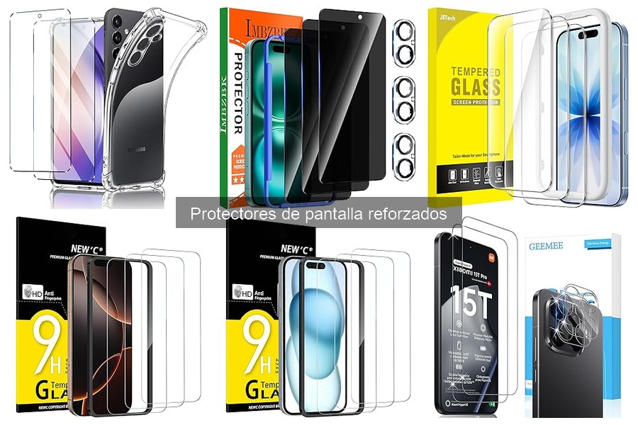 Comparativa de precios de protectores de pantalla reforzados