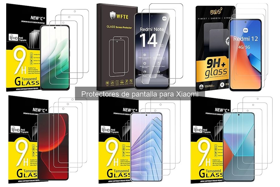 Comparativa de precios de protectores de pantalla Xiaomi