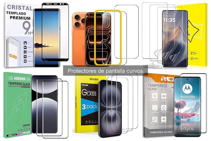 Comparativa de Protectores de Pantalla Curvos para Móviles