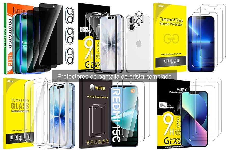 Comparativa de Protectores de Pantalla de Cristal Templado