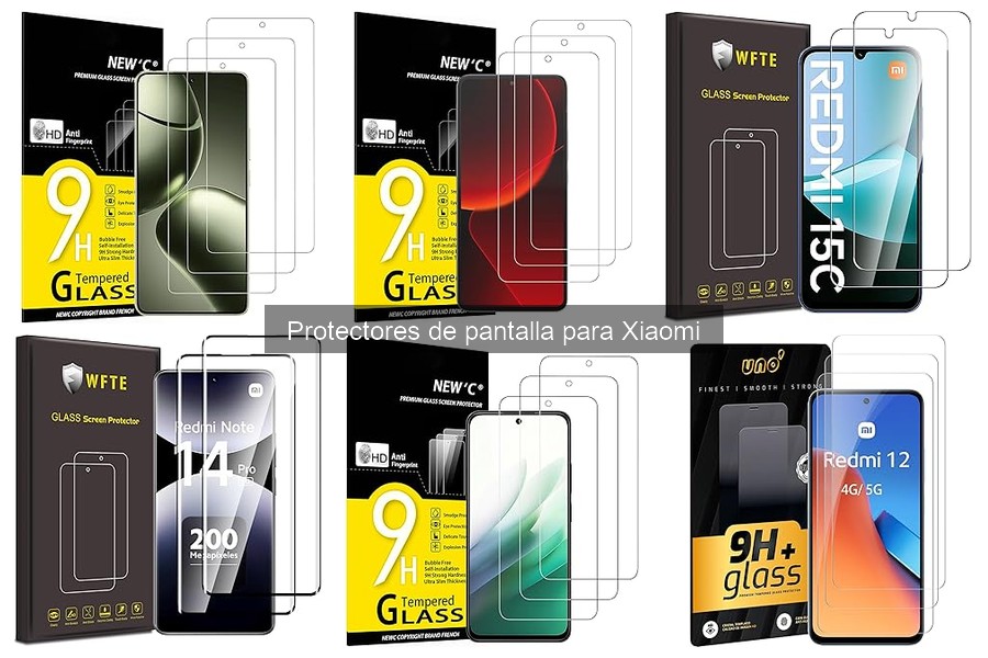 Comparativa de protectores de pantalla para Xiaomi: vidrio vs. plástico
