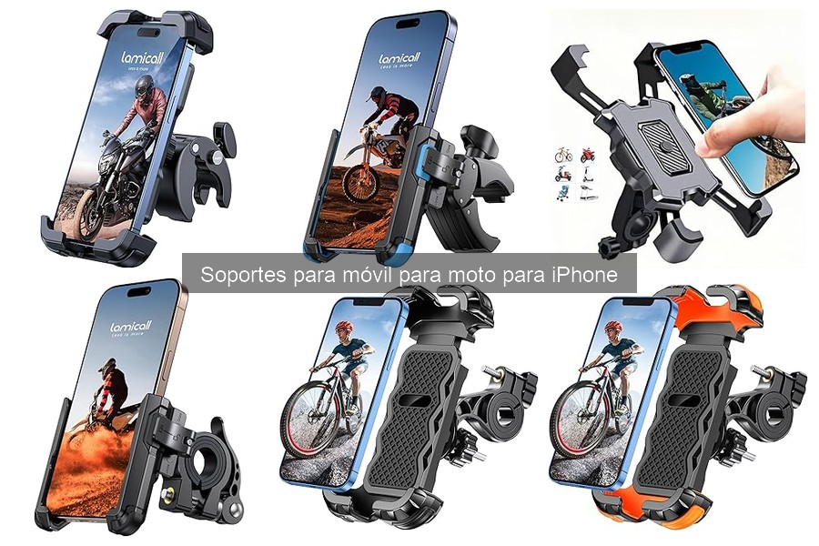 Comparativa de Soportes para Móvil de Moto para iPhone