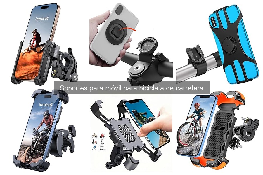 Comparativa de Soportes para Móvil en Bicicleta de Carretera