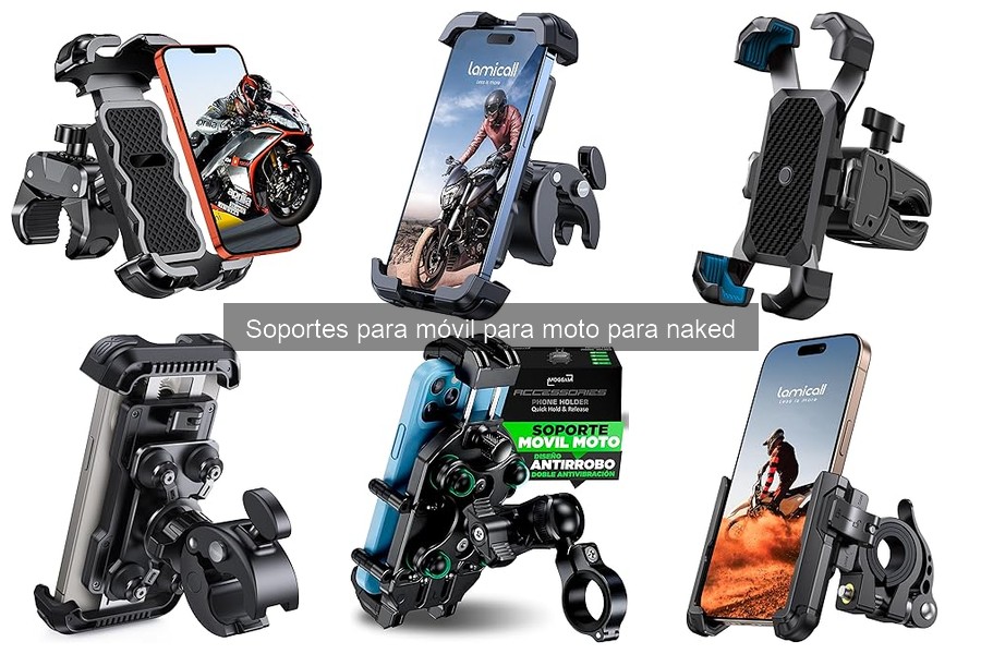Comparativa de Soportes para Móvil en Moto Naked
