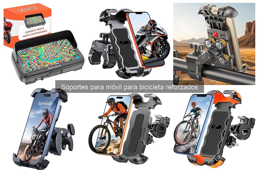 Comparativa de Soportes Reforzados para Móvil en Bicicleta