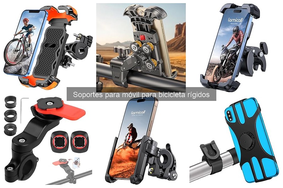 Comparativa de Soportes Rígidos y Flexibles para Móvil en Bicicleta
