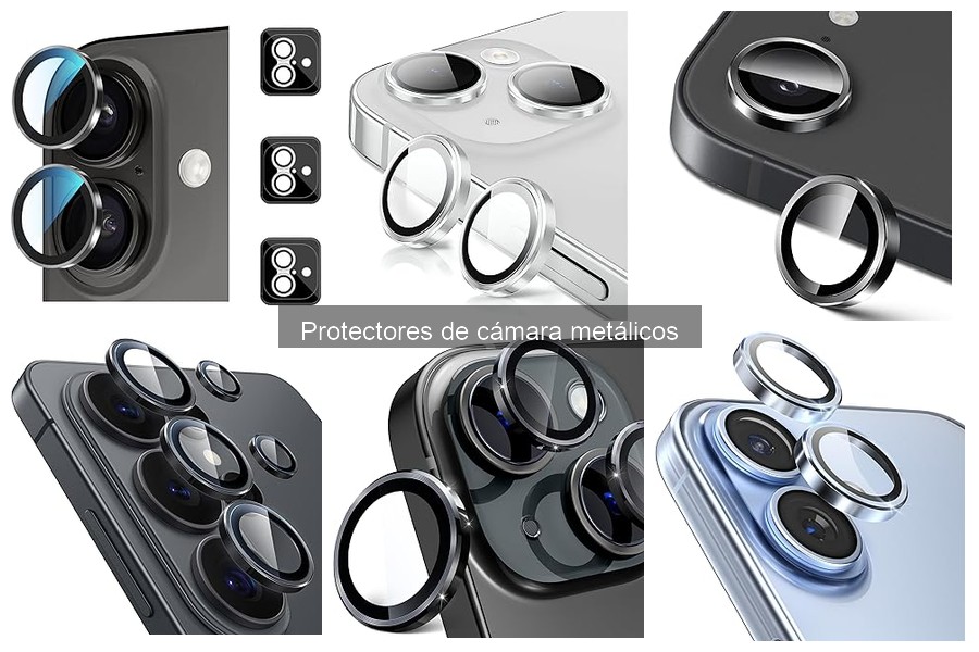 Comparativa: Protectores de cámara metálicos vs. plásticos