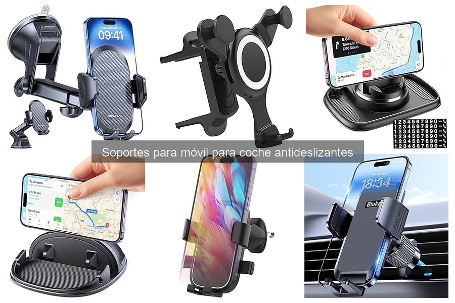 Comparativa: Soportes Antideslizantes vs. Magnéticos para Coche