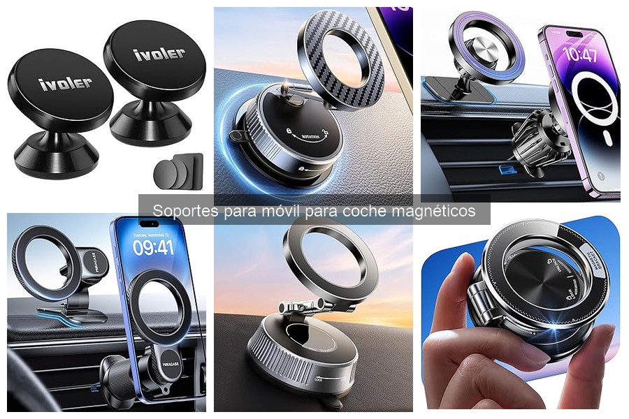Comparativa: Soportes Magnéticos vs. Otros para Móvil en Coche