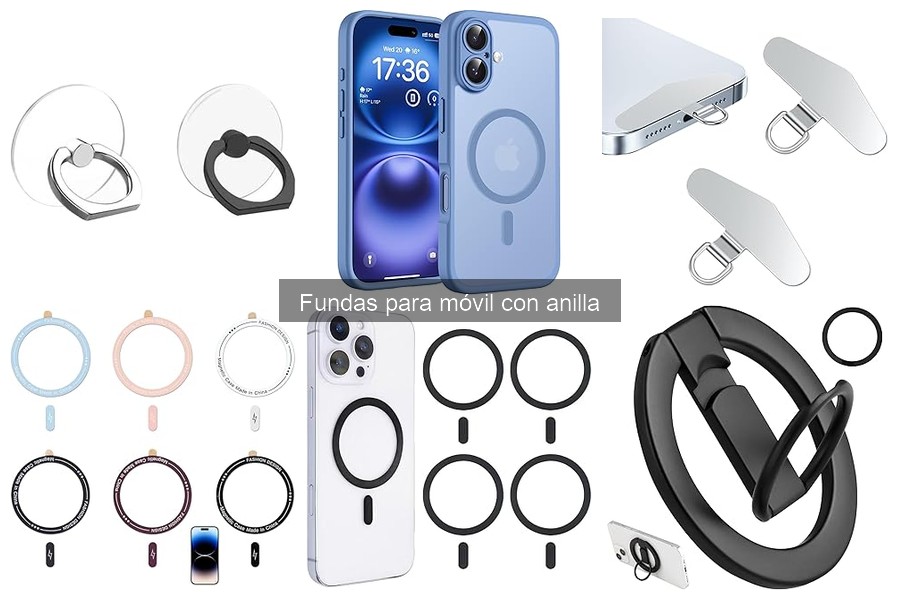 Compatibilidad de Fundas con Anilla para Todos los Móviles