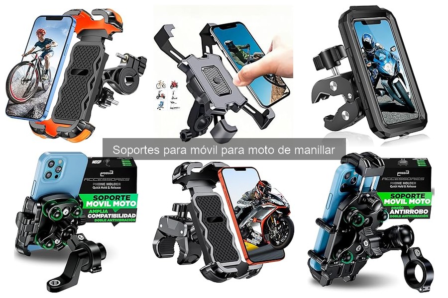 Consejos para manejar seguro con un soporte de móvil en moto