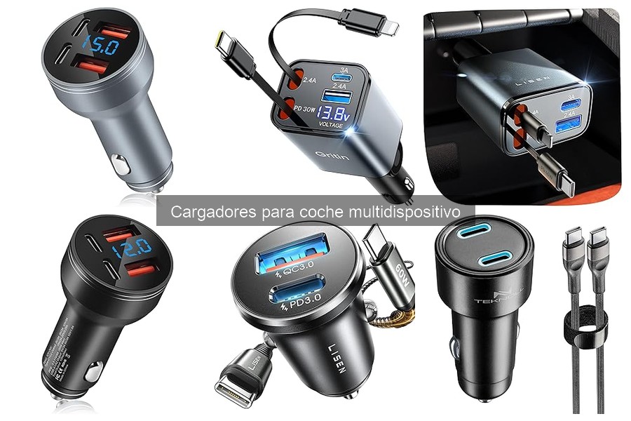 ¿Cuánto debería costar un buen cargador para coche multidispositivo?