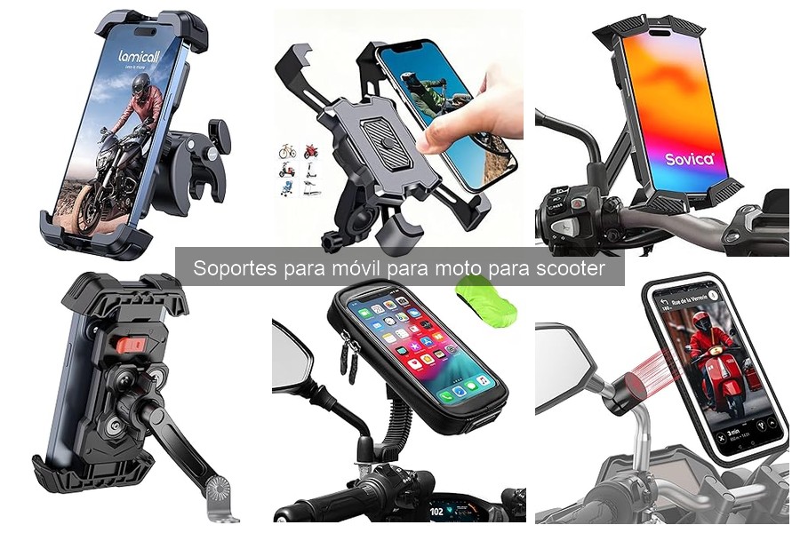 Definición y ventajas de soportes para móvil en moto y scooter