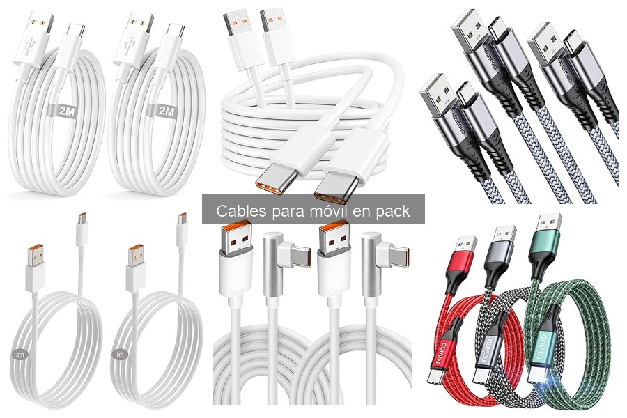 Descubre los Tipos de Cables para Móvil en Pack