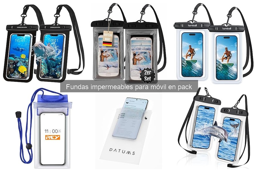 Diferencias entre fundas impermeables y normales para móvil