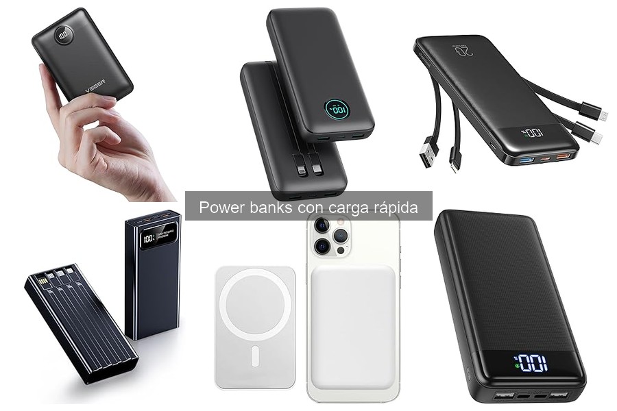 Diferencias entre power banks de carga rápida y convencionales