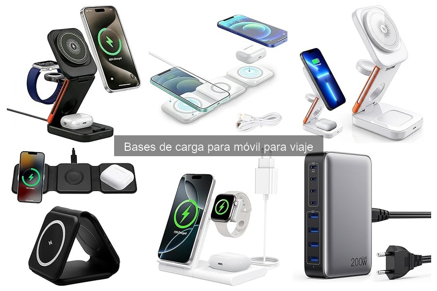 Dónde comprar bases de carga para móvil de viaje al mejor precio
