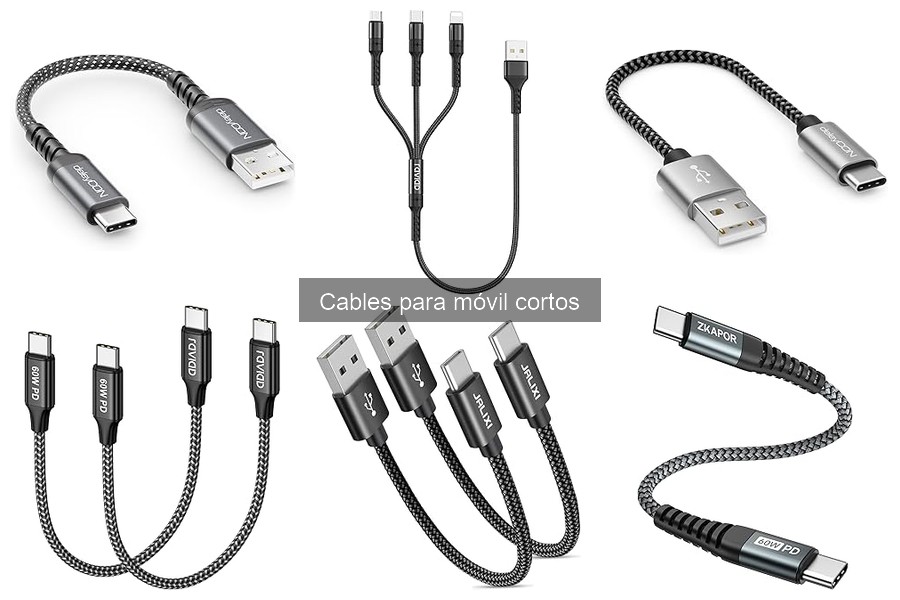 Dónde comprar cables cortos para móvil a buen precio